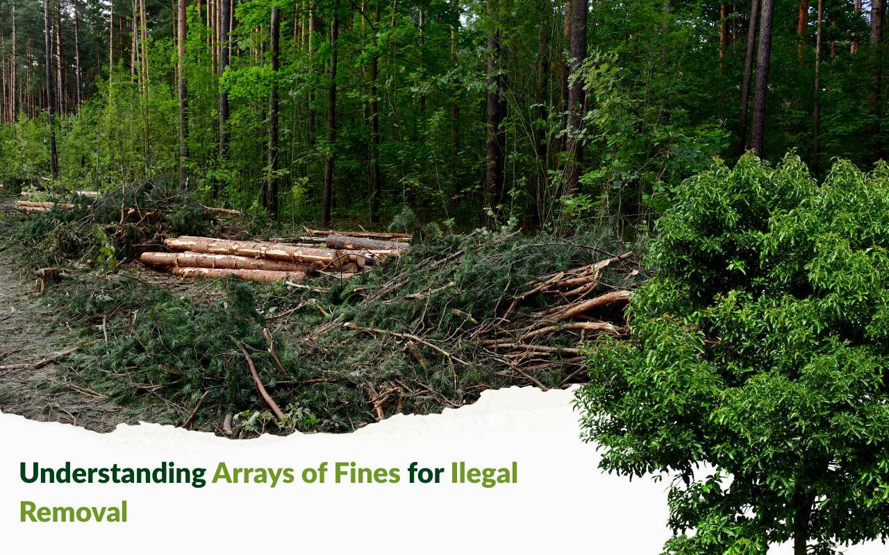 Ecosystem damage caused by illegal removal