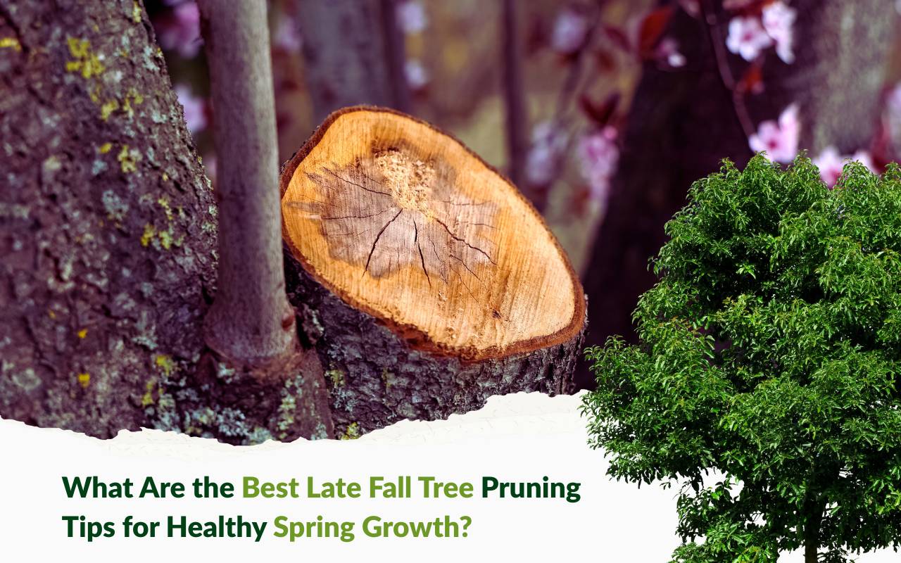 Proper collar cuts—Late Fall Tree Pruning Tips for Healthy Spring Growth