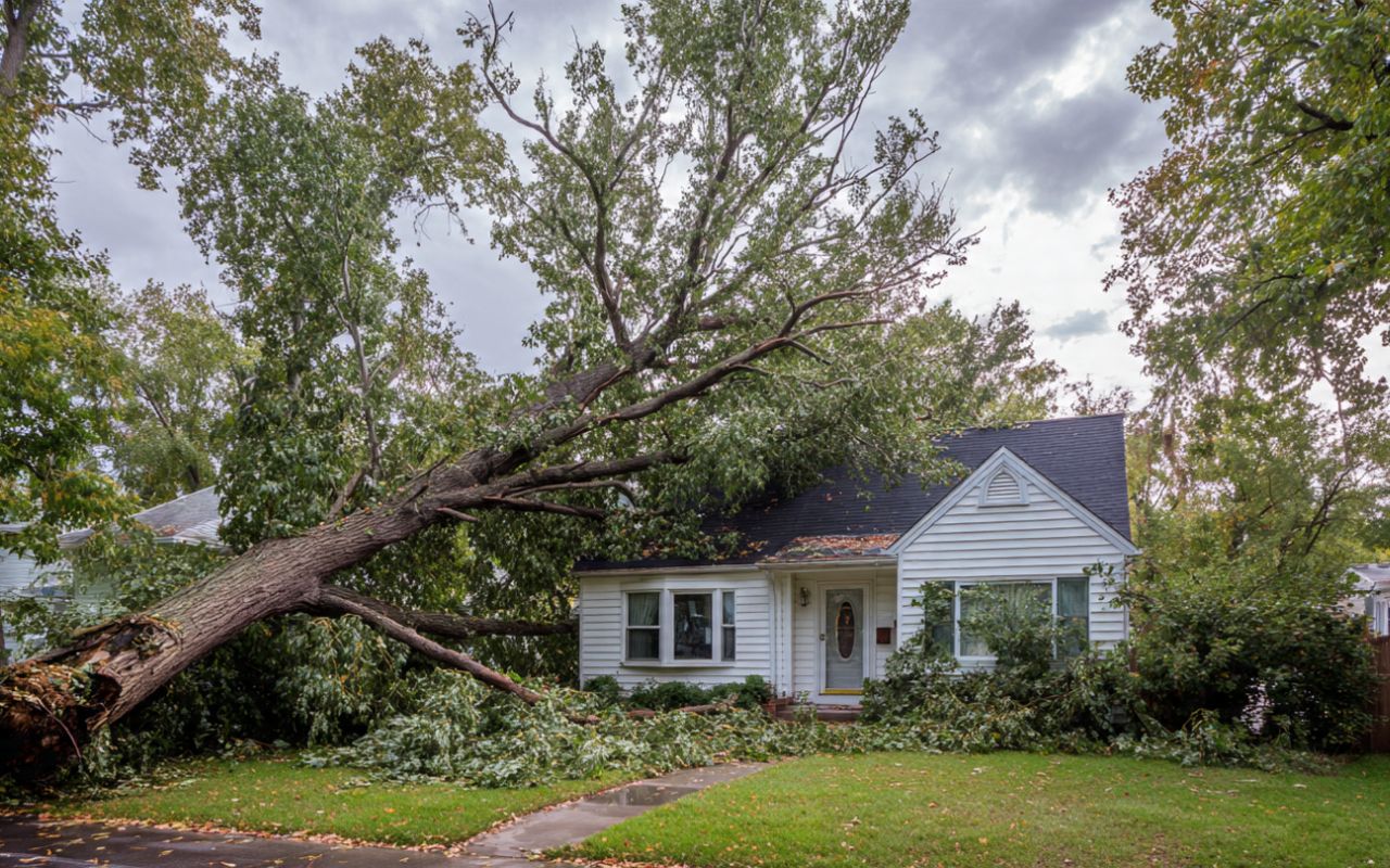 Crown thinning basics shown in the Grandview homeowner guide to storm-ready trees