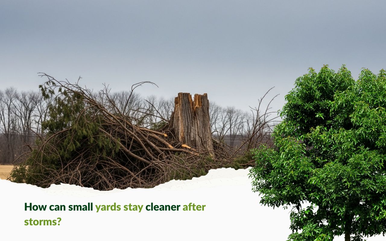 selective thinning for Grandview reduce storm debris in small yards