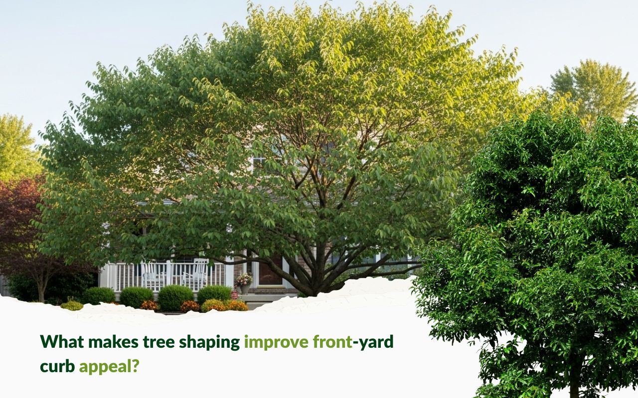 Front-yard canopy balance using Lee’s Summit curb-appeal tree shaping tips