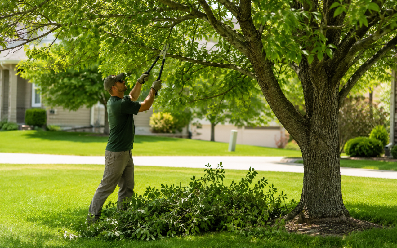 When to trim trees in Lee's Summit, MO during summer